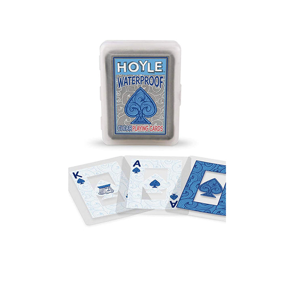 Hoyle 클리어 물놀이 방수 트럼프카드 포커 카드