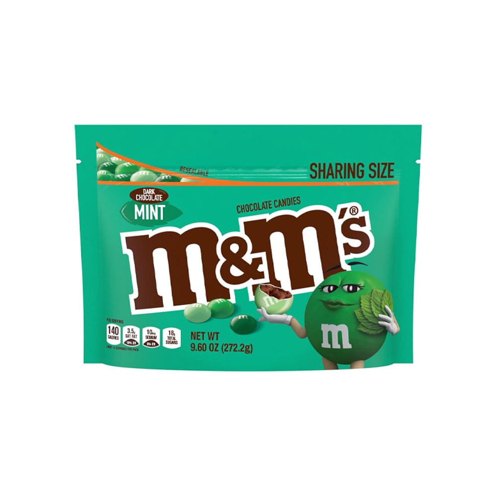 M&amp;amp;amp;M 엠엔엠즈 민트 다크초콜릿 초콜릿 새알 272g X 8봉지