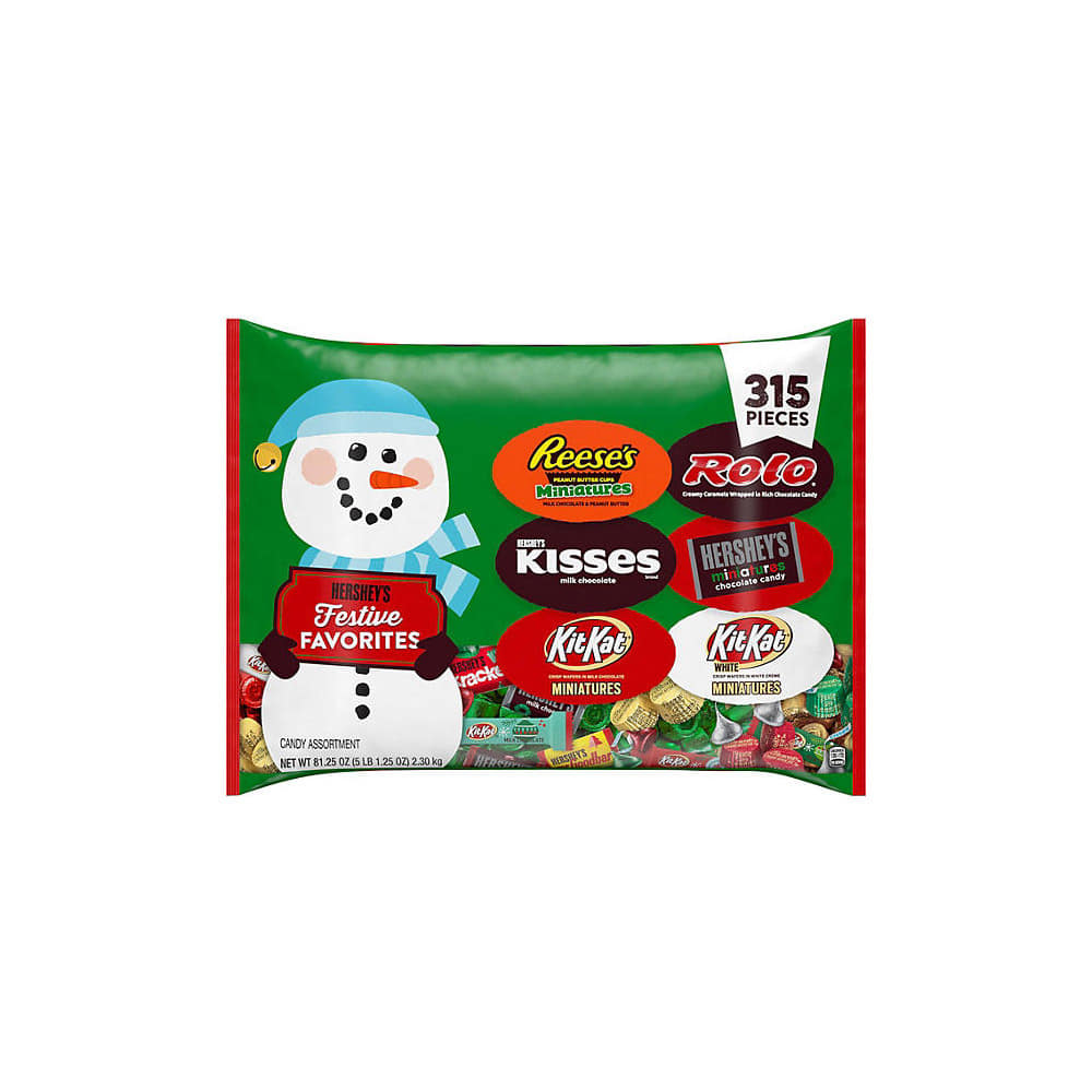 허쉬 리세스 킷캣 초콜릿 화이트크림 크리스마스 선물 315개입 1+1