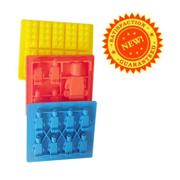 캔디 몰드 레고 스타일 미니피규어 아이스 몰드 얼음 Lego Minifigure Silicone Ice